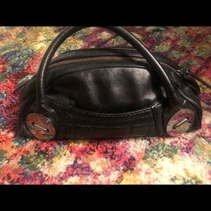 Vintage authentic Chanel bowler satchel bag
